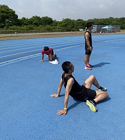 最初のアップ風景。この時は天気良くて暑かった💦