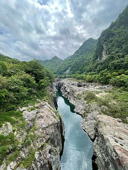 渓谷の絶景