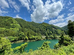 穏やかな天気と豊かな自然