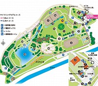 庄内緑地公園　園内マップ