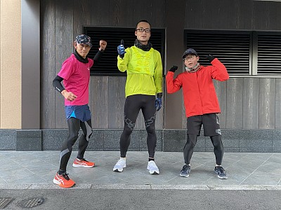 今年最後はちょっと寂しい3人でした